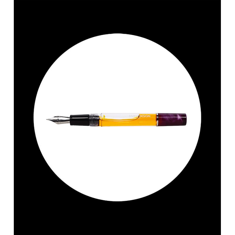 Pluma eyedropper purpura 3 sistemas de carga - Imagen 2