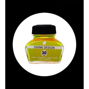 Tintero tinta neon amarillo 30 ml