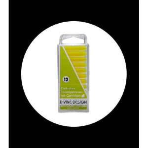 12 cartuchos standard tinta neon amarilla