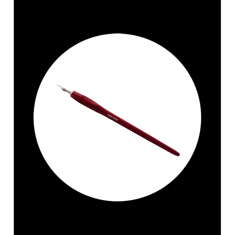 Plumilla para caligrafía ergonómica triple lacado cereza