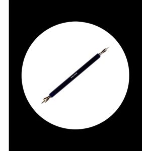 Plumilla para caligrafía doble punta escolar y escritura