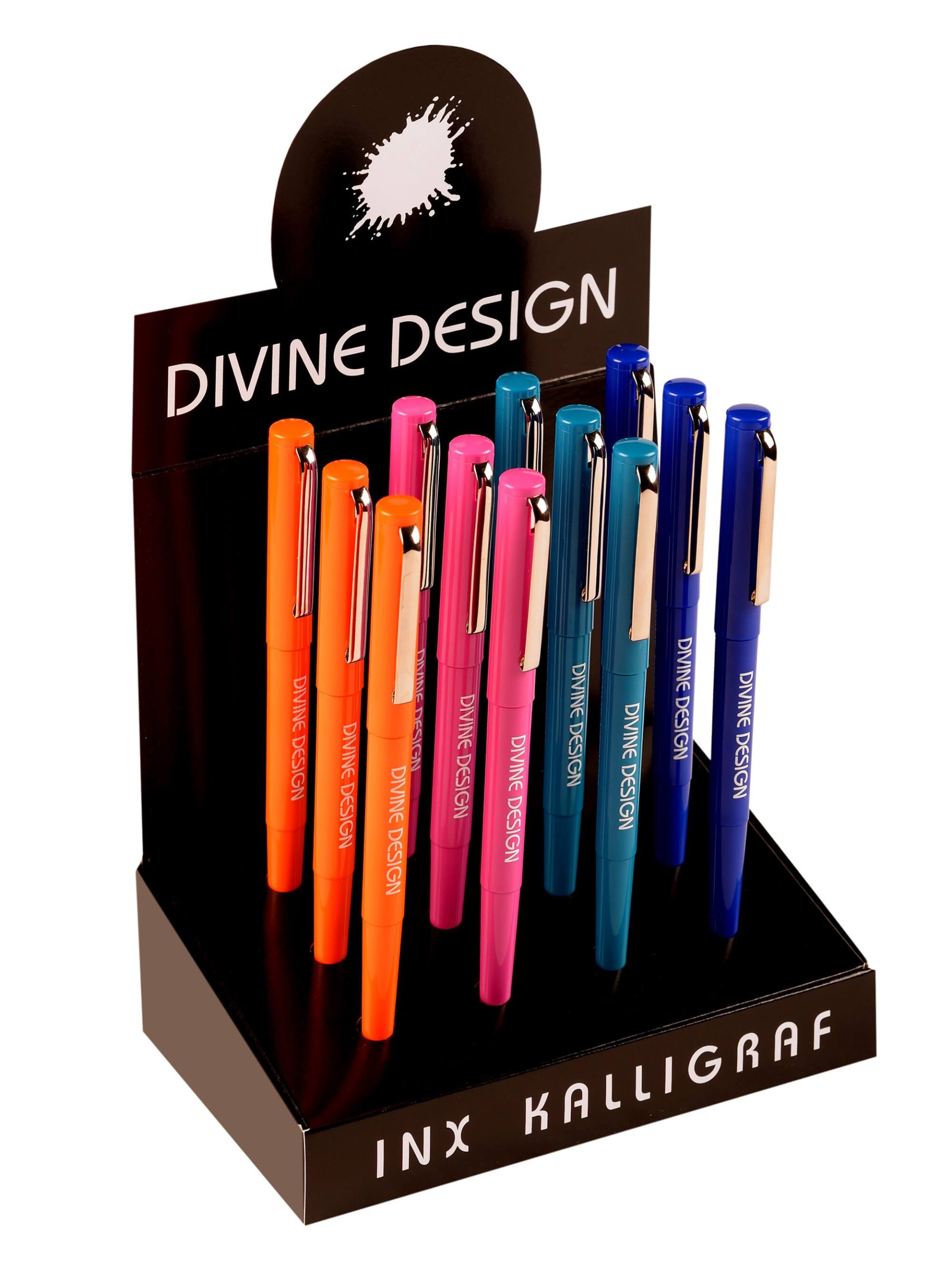 calligraphy fountain pens with 1,9 mm nib disp. 12 units - Image 3
