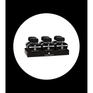 Pack 6 tinteros tinta negra 30 ml