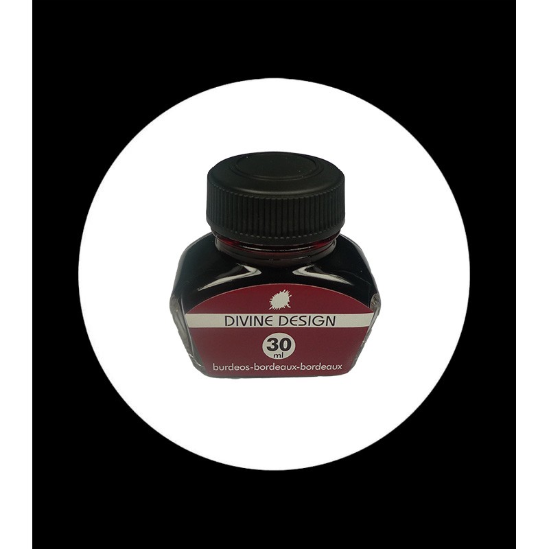 Tintero tinta burdeos 30 ml