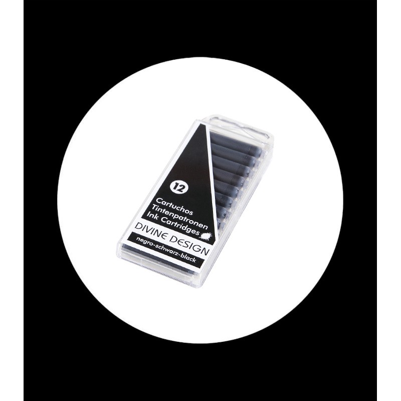 12 cartuchos standard tinta negra