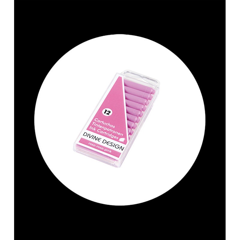 12 cartuchos standard tinta rosa