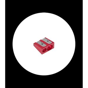 Sacapuntas metal 2 usos col. surt. 16 unidades