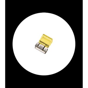 Clix pequeño de acero y polipropileno amarillo