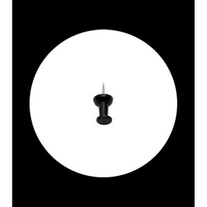Schwarze Pinnadeln zum Markieren