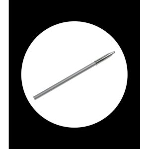 Lápiz premium grafito plata con capuchón alargado