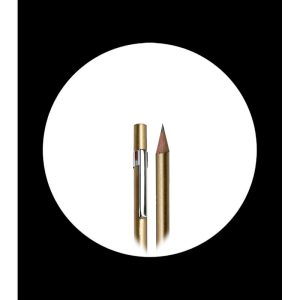 Bleistift gold lackiert mit Clip