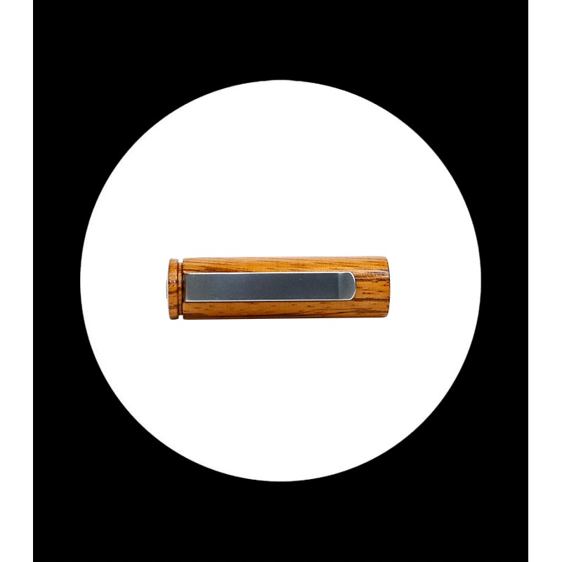 Pluma estilográfica cuerpo de madera de zebrano - Imagen 3