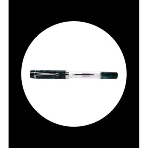 eyedropper fountain pen with 3 charging systems jade