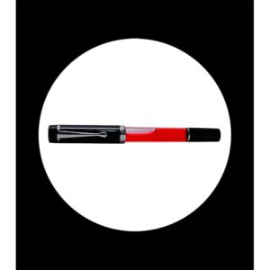 eyedropper fountain pen with 3 charging systems  black
