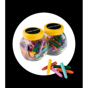 50 standard ink cartridges for fountain pen assorted col.