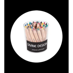 coloured pencils natural lacquer 24 units