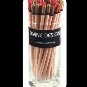 premium graphite pencil with grooved surface