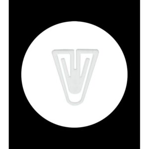 XXL white clips