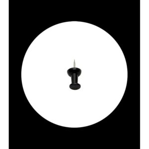black marking pin