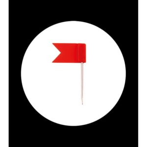 red flag pin