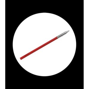 premium graphite pencil red lacquer with long pencil cap chrome