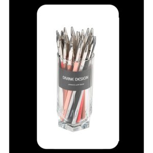 premium graphite pencil natur with long pencil cap chrome