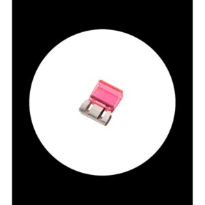 small steel and pp clix (slide clip) pink