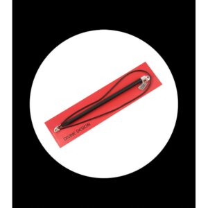 black pencil with metgal pin on gift card