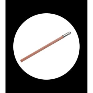 premium graphite natural col. pencil with chrome round pen cap