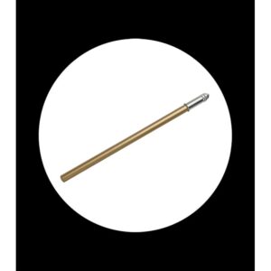 premium graphite golden pencil with chrome round pen cap