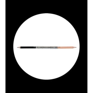 double pencil extensions made of aluminum with minipencils hb and 2b