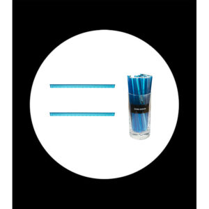 triangular ruler translucent blue 16 cm