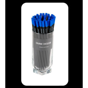 Lápiz premium grafito negro goma encapsulada azul
